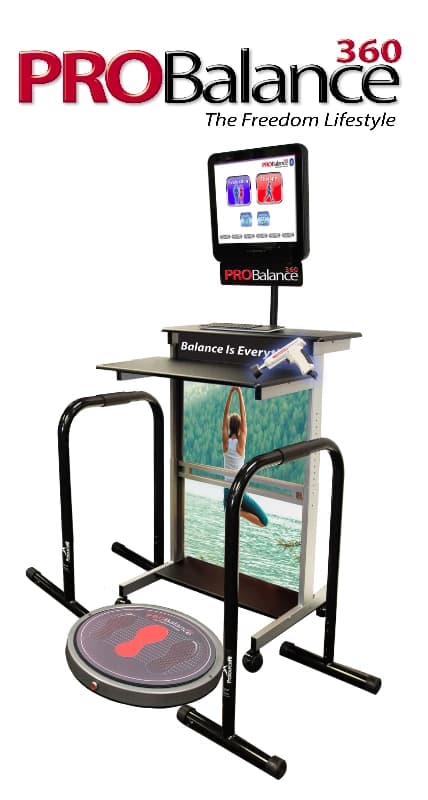 ProBalance360 device with cognitive training games